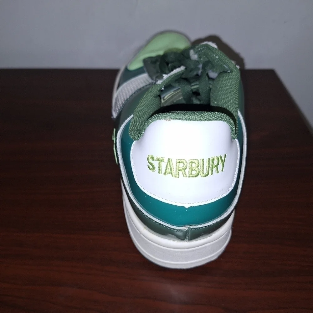 A pair of Starbury men's size 14 green sneakers. They're in excellent condition